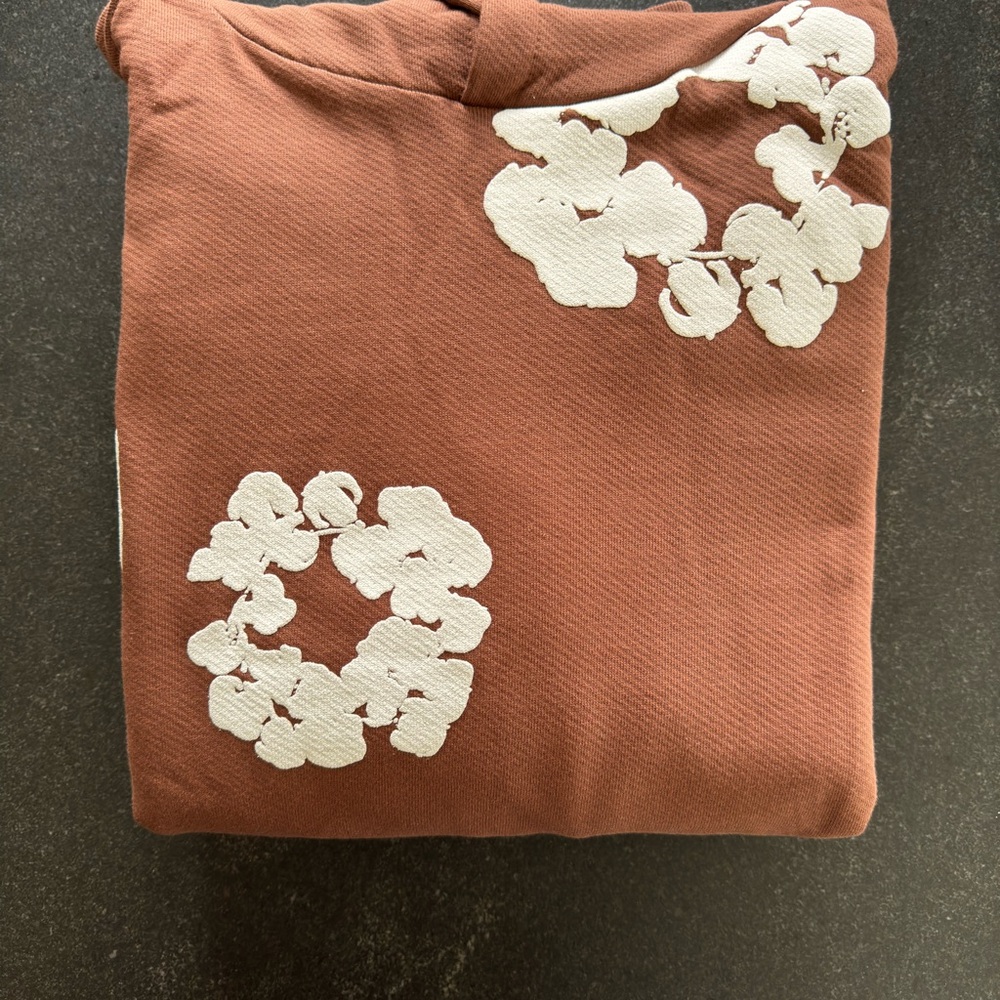 Denim tears hoodie brown